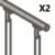 Double-sided standard banister
